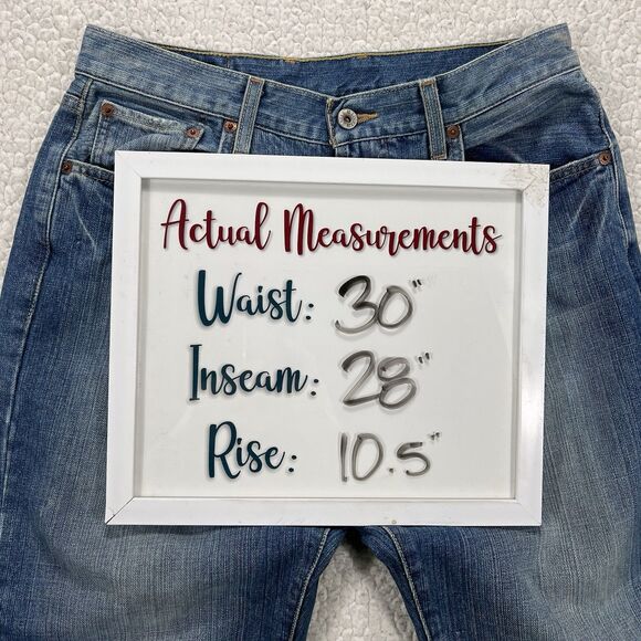 Lucky Brand Dungarees Bootcut Jeans Men’s 32 (Actual 30x28) Western Workwear Y2K - Picture 14 of 14